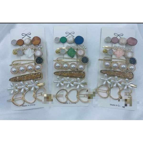 Fashion Alley Hair Pin For Women [Pack Of 12 Cards]