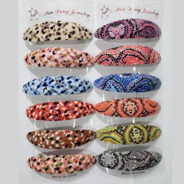 Korean Back Clips With Different Print