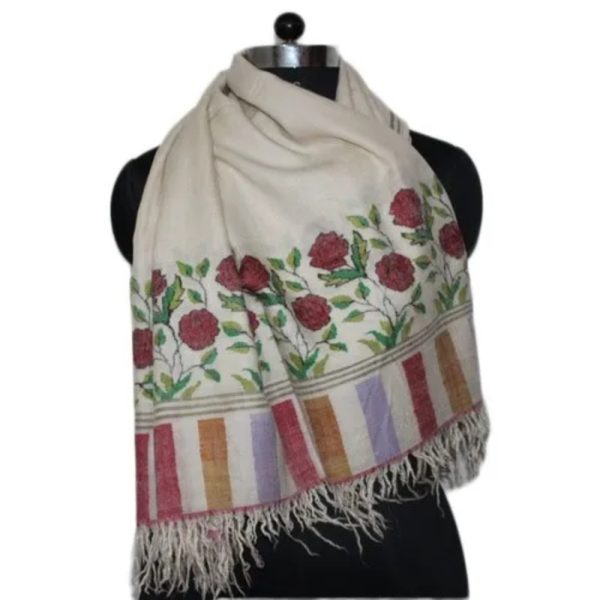 Ladies Pashmina Kani Border Shawl