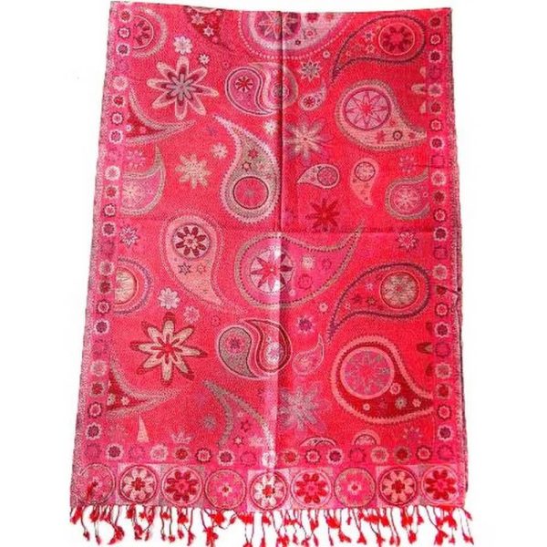 Polyester Wool Blend Woven Women Shawl