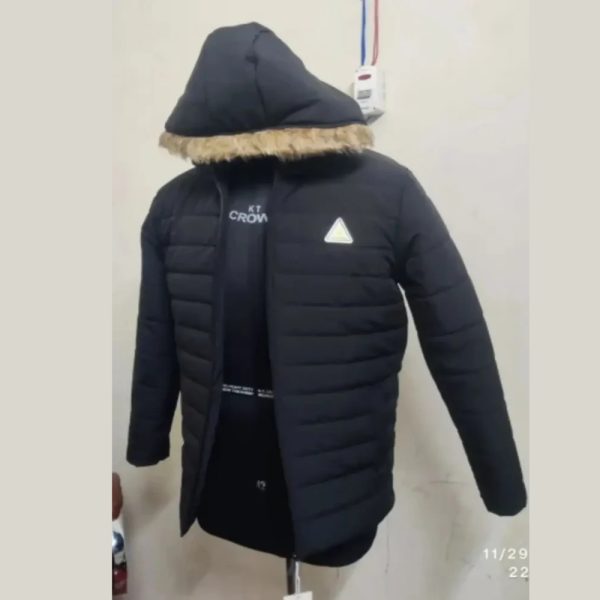 Woolen Black Tpu Fancy Jacket, Unisex