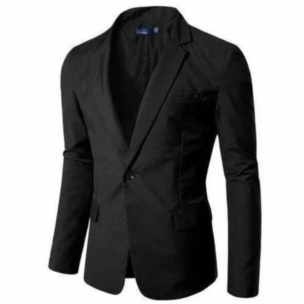 Polyester Black Unity Waiter Blazer