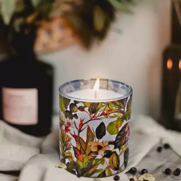 Candle in Glass Jar for Home