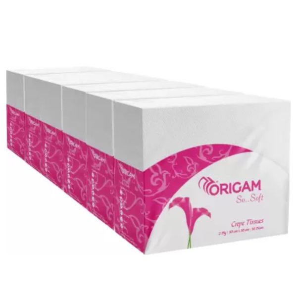 Origami Napkins White Paper