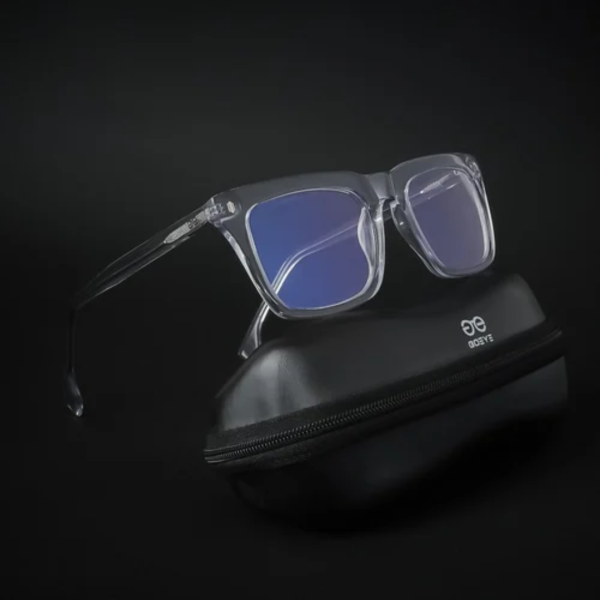 Goeye Light Blue Square Acetate Eyeglasses Frame
