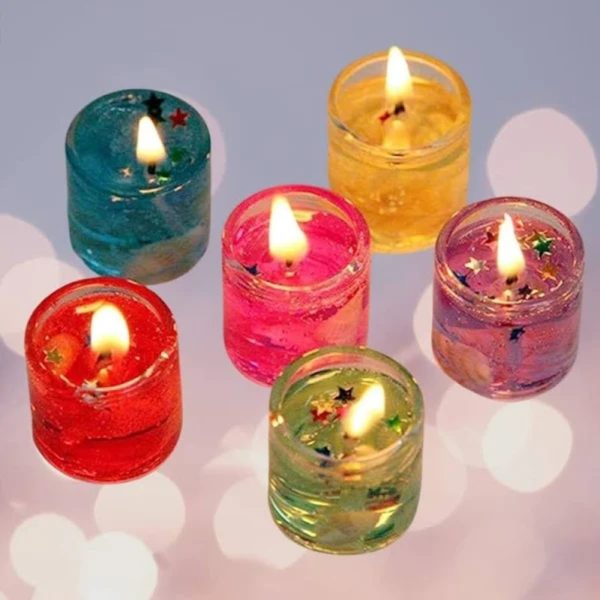 mini gel candles