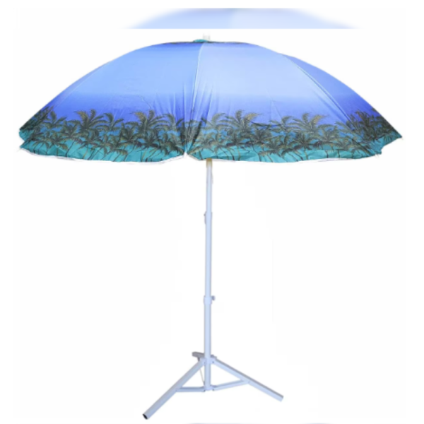 Popular Polyester Printed Garden Umbrella Height 6 Feet