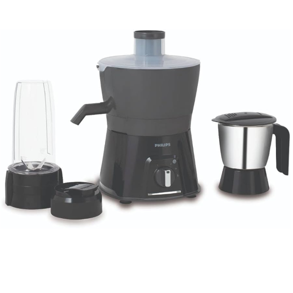 Philips Juicer Mixer Grinder 3 Jar 600 Watt with Blend and Carry - HL7579/00