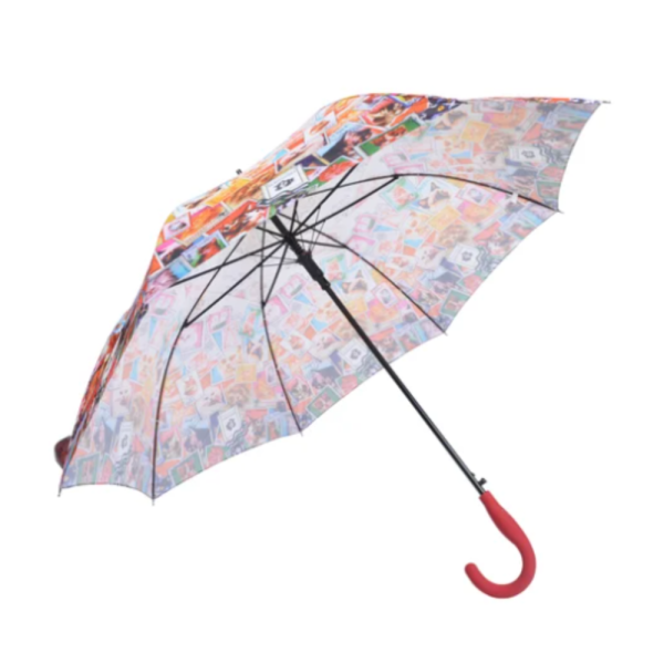 Straight Auto Open English Umbrella