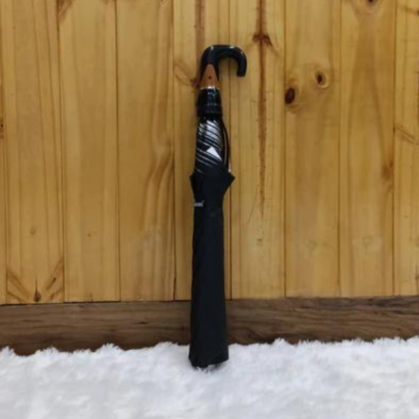 Jainsons Basic 2 Fold Black Umbrella