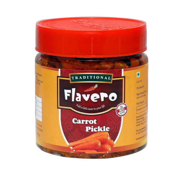 Flavero Carrot Pickle 500gm