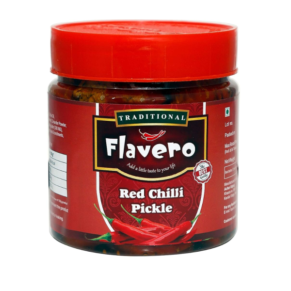 Flavero Stuffed Red Chilli Pickle 500gm