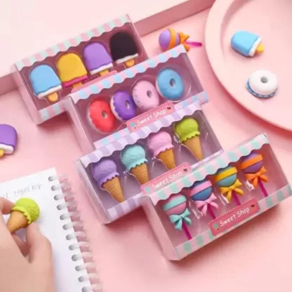 Jetrive Multicoloured Eraser LIC Lollies