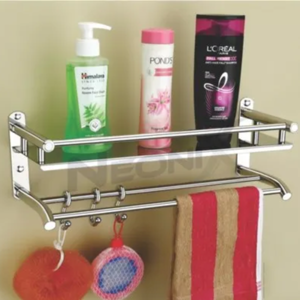 2 Layer Bathroom Shelf