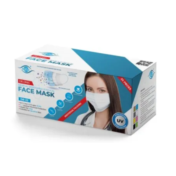 3 Ply Surgical Face Mask With Meltblown Individual Pack
