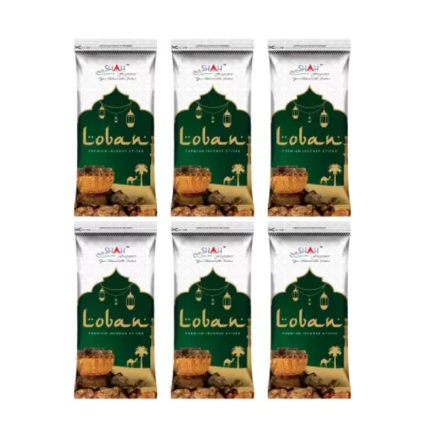 Shah Fragrances Loban Zipper Incense Sticks Agrabti