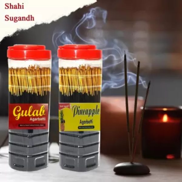 SHAHI SUGANDH Gualb & Pineapple Premium Incense Sticks
