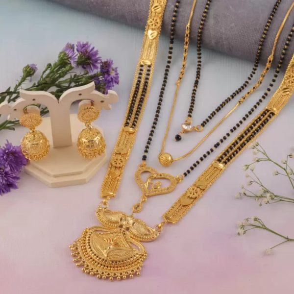 Brass Gold-plated Gold Jewel Set