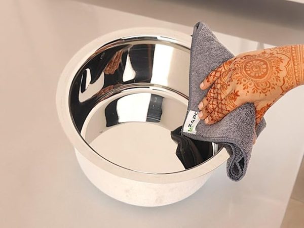 ZAPO Microfiber Cleaning Cloths, 3 pcs 15x15cms - Image 3