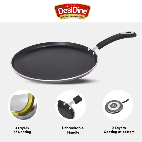 DesiDine Non Stick Dosa Tawa - Image 4
