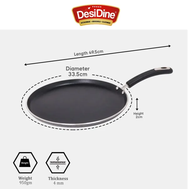 DesiDine Non Stick Dosa Tawa - Image 3