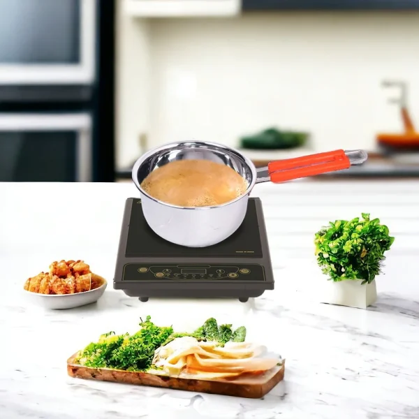 Stainless Steel Sauce Tea Pan with Handle Induction Flat Base (S,M,L) - Image 7