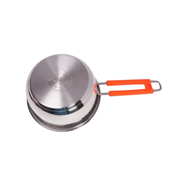 Stainless Steel Sauce Tea Pan with Handle Induction Flat Base (S,M,L) - Image 2
