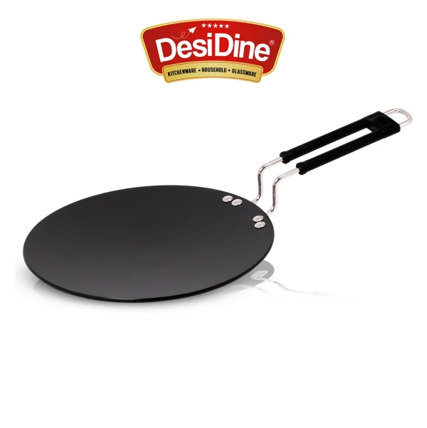 DesiDine Hard Anodised Roti Tawa 25Cm Diameter