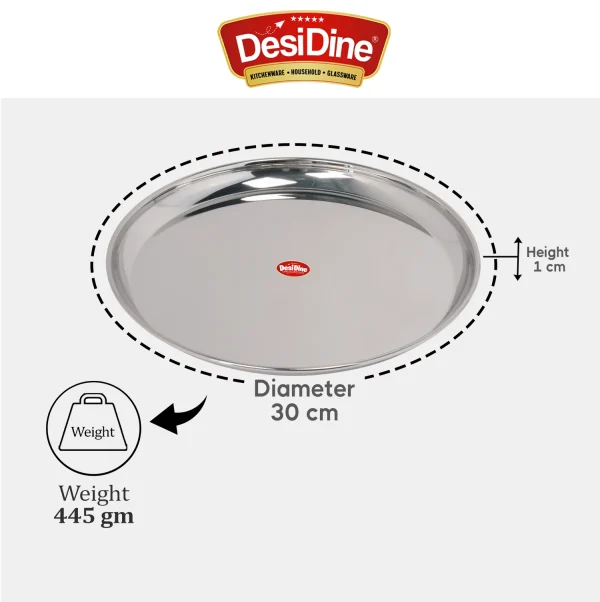 DESIDINE Stainless Steel Deep Wall Plates with Mirror Finish - Image 2