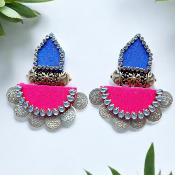 Handmade Beautiful Fabric Earrings