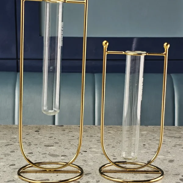 Desidine Test Tube Planter With Golden Stand - Image 3