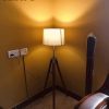 Tripod Floor Lamp | Antique Designed Jute Fabric With Khadi Shade Decorative - Image 6