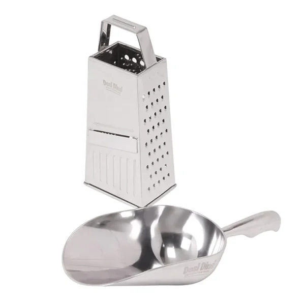 DesiDine Combo Pack of 1 pc Atta Scoop & 1 Pc 5 in 1 Vegetable Grater and Slicer Combo - Image 4