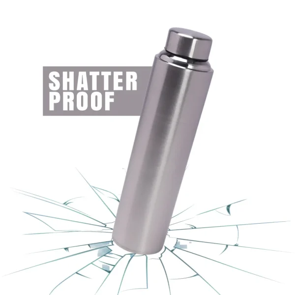 DesiDine Stainless Steel Water Bottle 900 ml/Water Bottle Silver, Pack Of 1 - Image 2