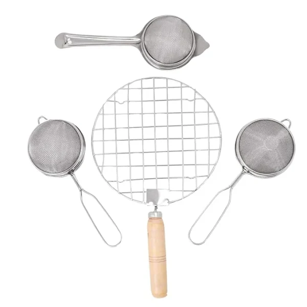 DesiDine Stainless Steel Tea and Coffee Strainer - Image 2