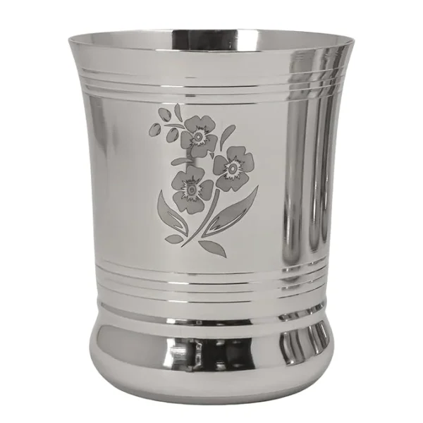 DesiDine Stainless Steel Serving Glasses Unbreakable Drinking Glass Set Water/Juice Glass - Image 3