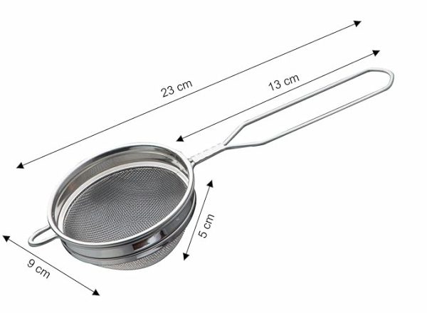 DesiDine Stainless Steel Tea and Coffee Strainer - Image 3