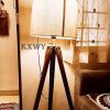 Tripod Floor Lamp | Antique Designed Jute Fabric With Khadi Shade Decorative - Image 2