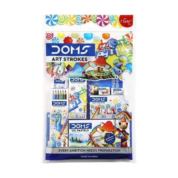 DOMS Stationery Smart Kit | 37 Item | Stationery Item for School, Office | Combo Pack - Image 2
