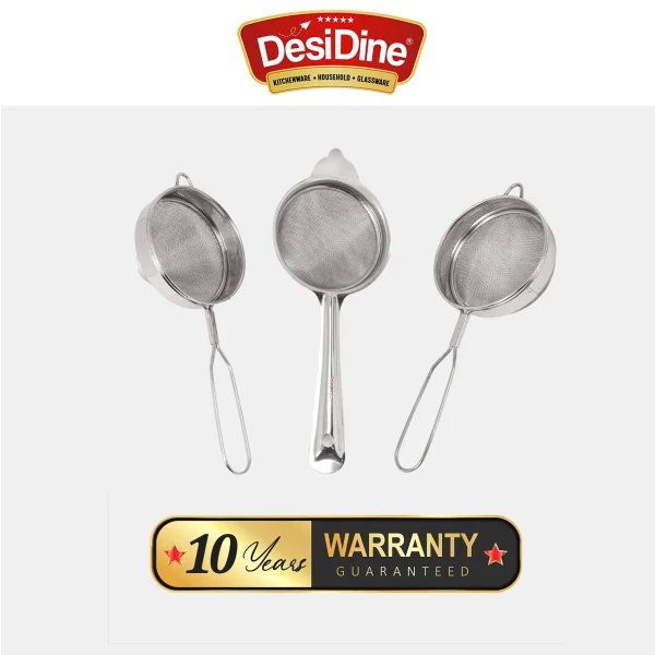 DesiDine Stainless Steel Tea Strainers - Image 5