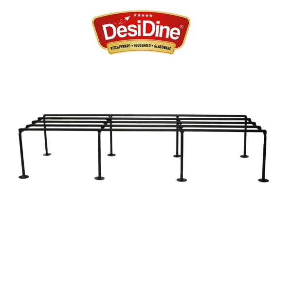 DesiDine Powder Coated Metal Planter Stand for Outdoor or Indoor Planters for Home & office