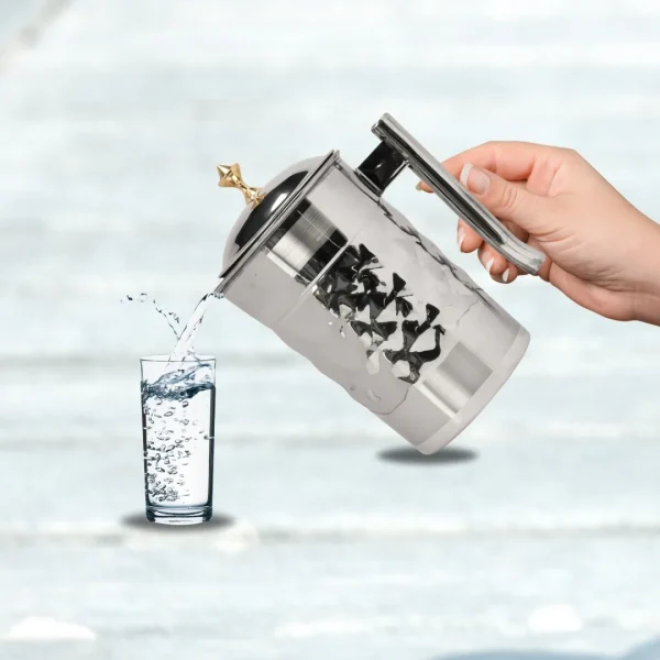Desidine Diamond Look Steel Jug For Serving Water - Image 2