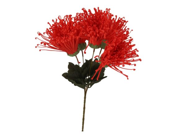 Yellow Artificial Spider Mum Stems Flower - Image 3